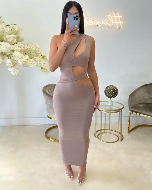 Irregular Bodycon Dress