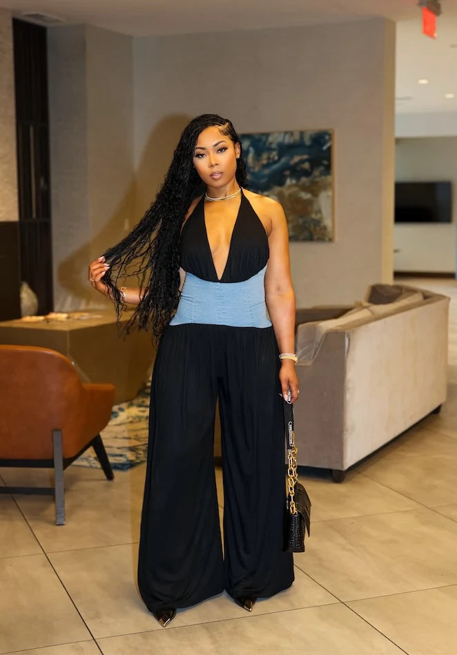 70084# macacão irregular deconte em v