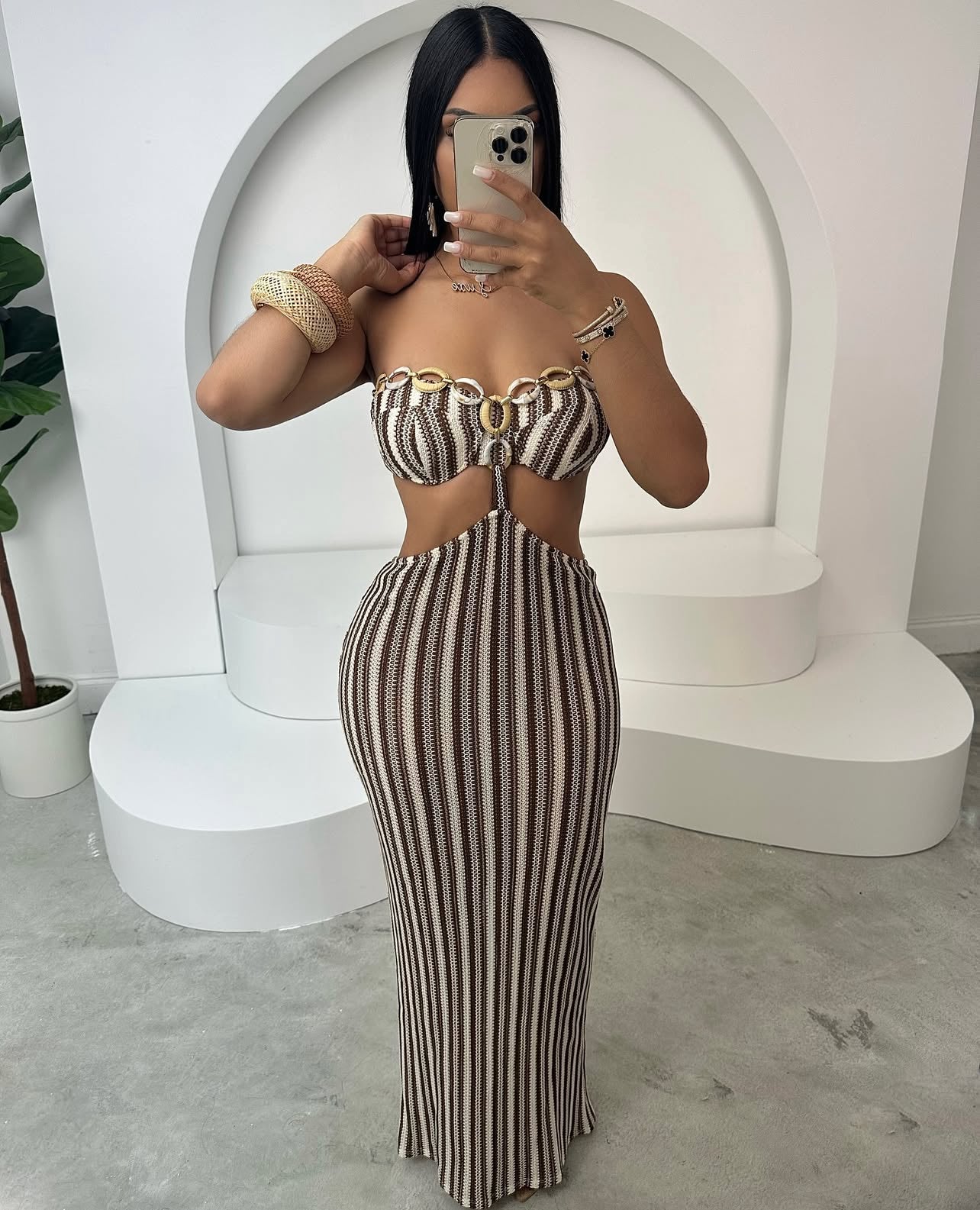 V1001vestido longo sem alças