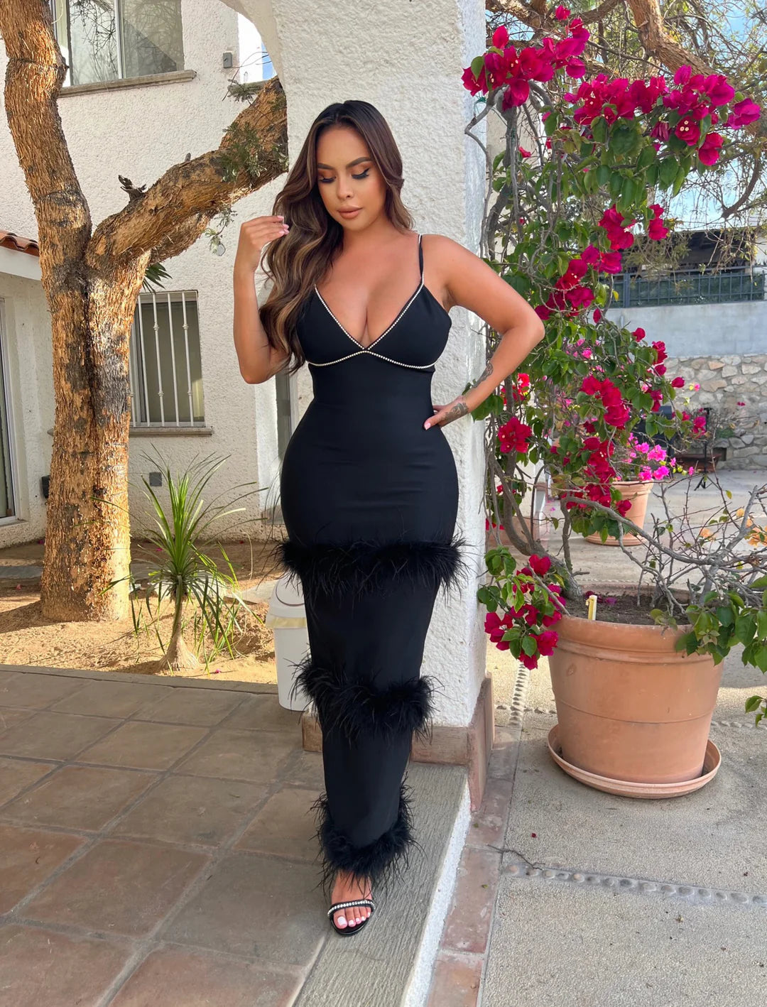 #VM10153# Vestido longo justo sexy