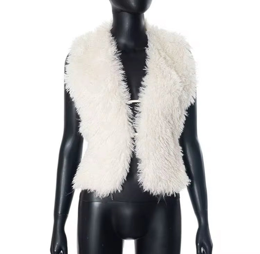 T1001# top de pelos Costa com cordas