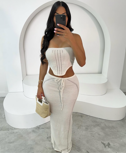 #7083 conjunto praia crochett Knitt