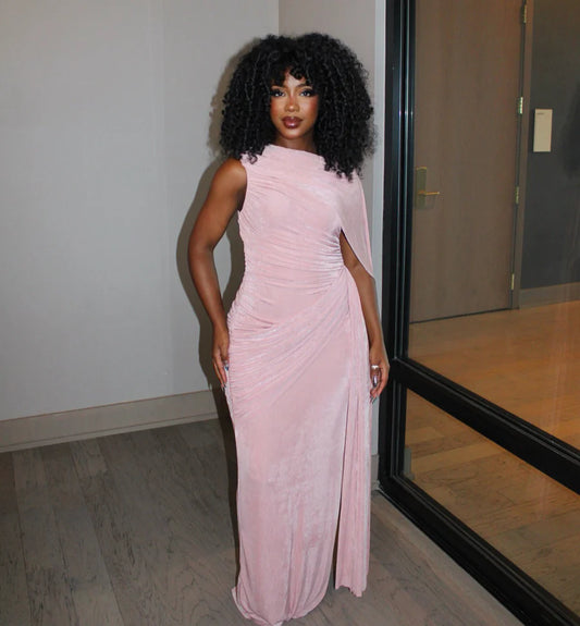 VM80012# Vestido sem mangas, justo,elegante