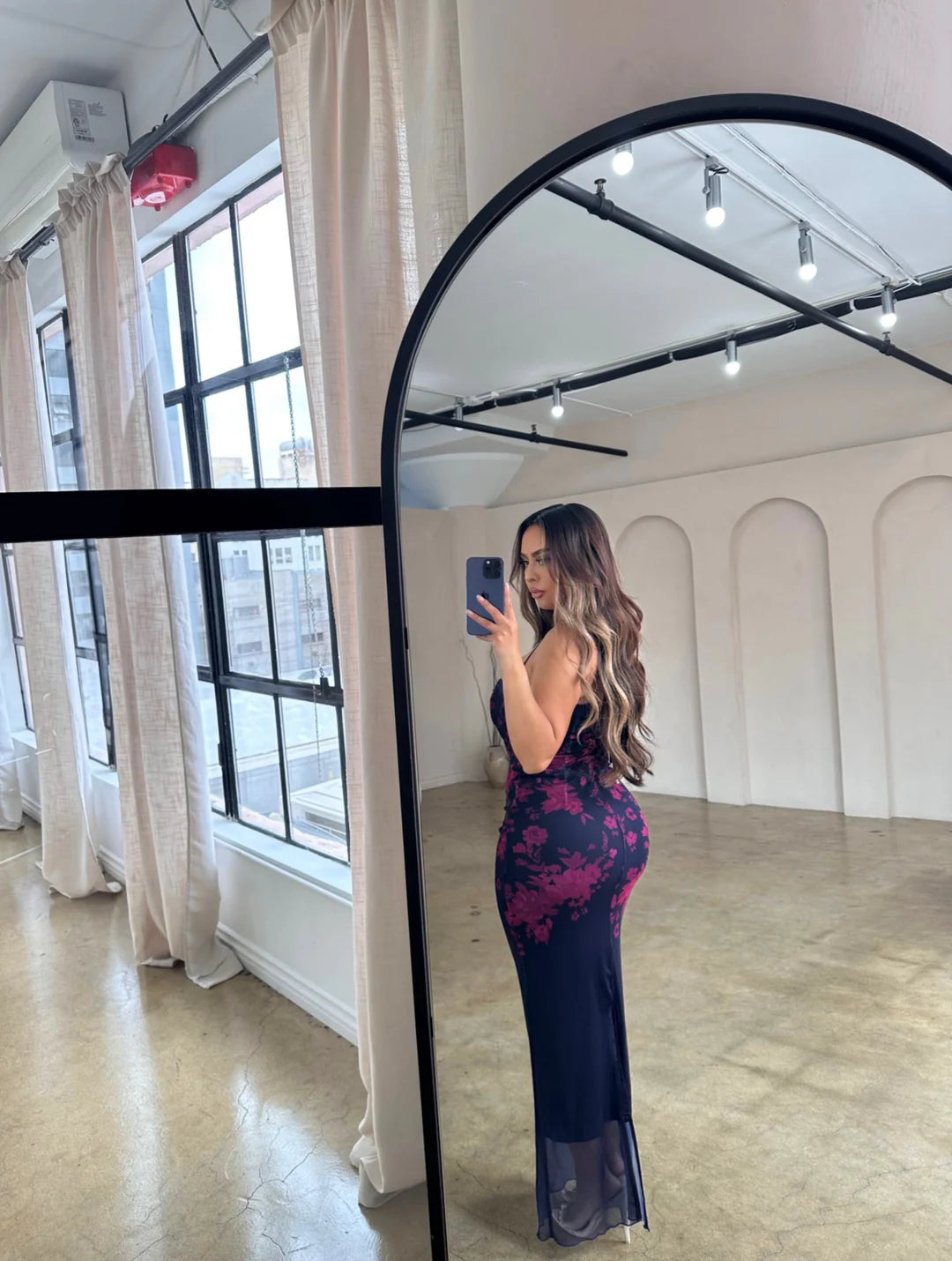 #7060 vestido maxi spaghetti  floral