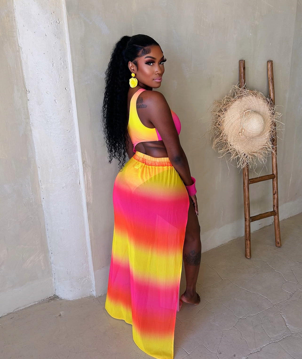 P80041 conjunto 2 peças sexy praia