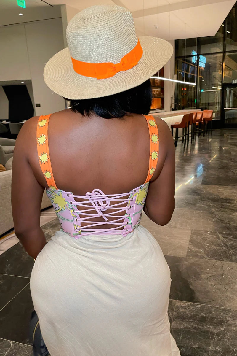 #7068 crop top capri com costura