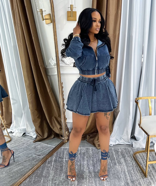 70057# conjunto jeans irregular