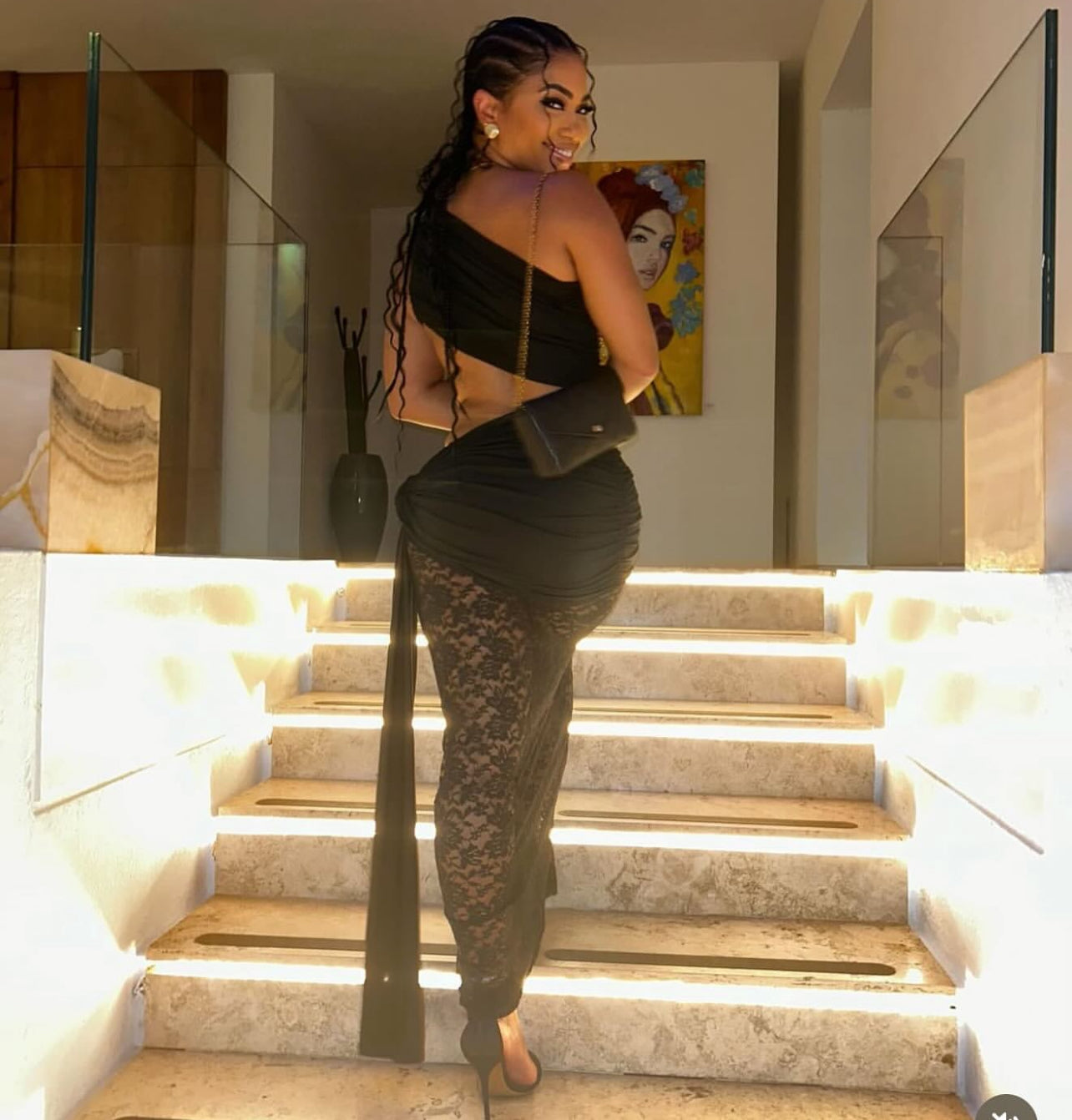 VL10601# Vestido irregular em renda