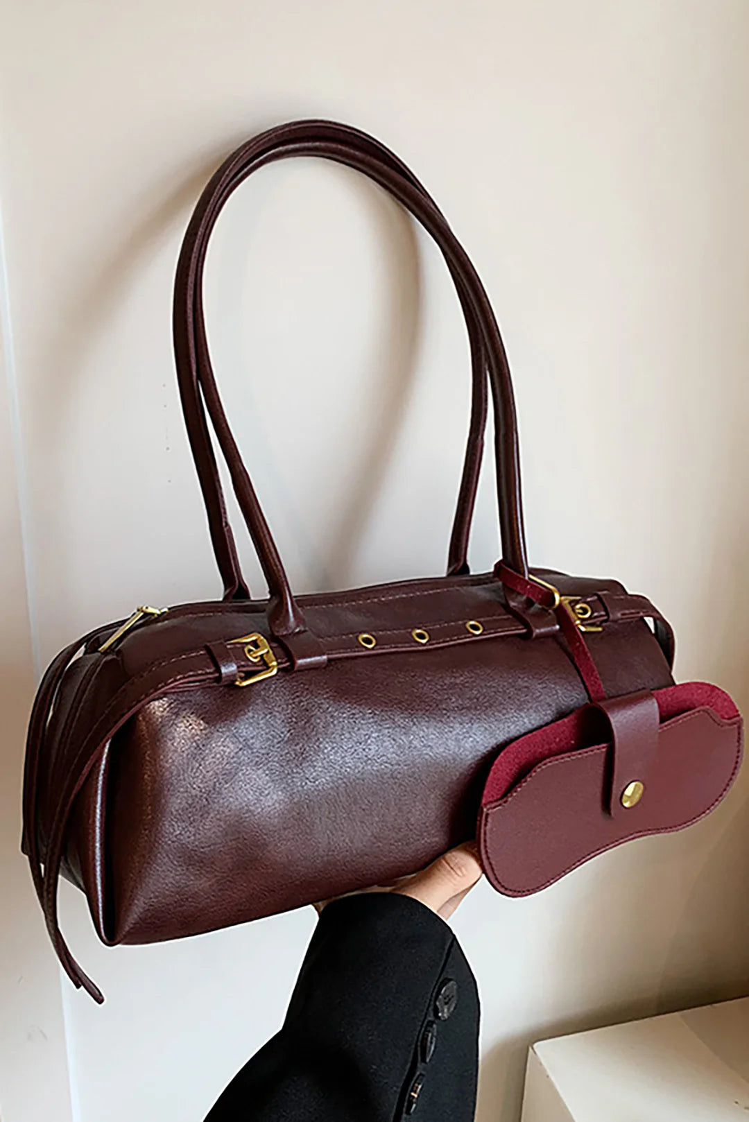 #7030 bolsa de mão retro