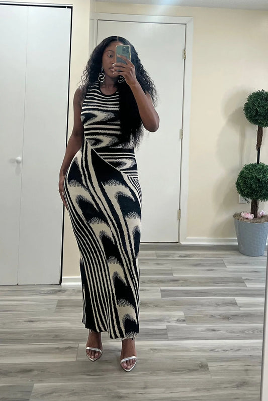 80070 Saia logo , cor sólida, casual, solta, de malha, sem costas, com fenda alta