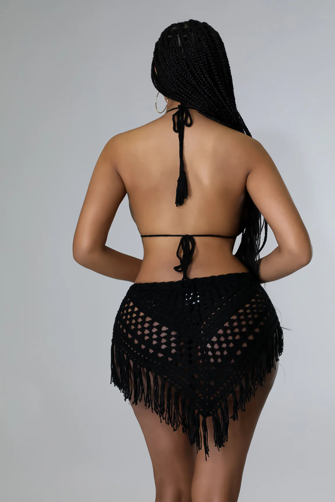 #7055 conjunto duas peças tassel