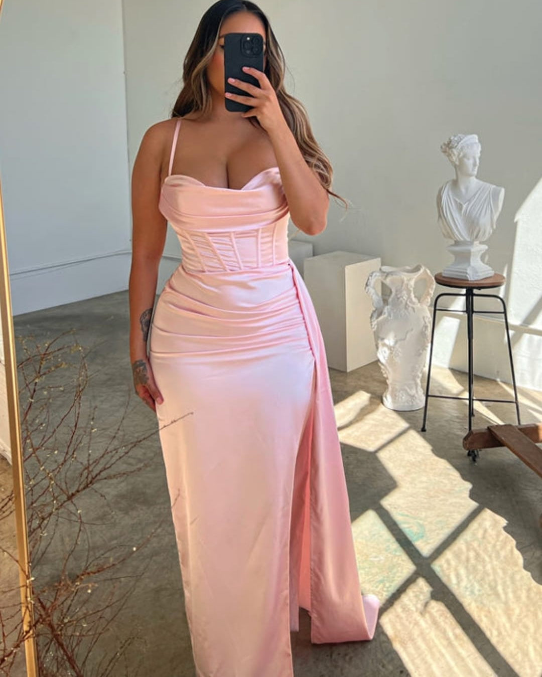 VM10500# Vestido longo cerimónia