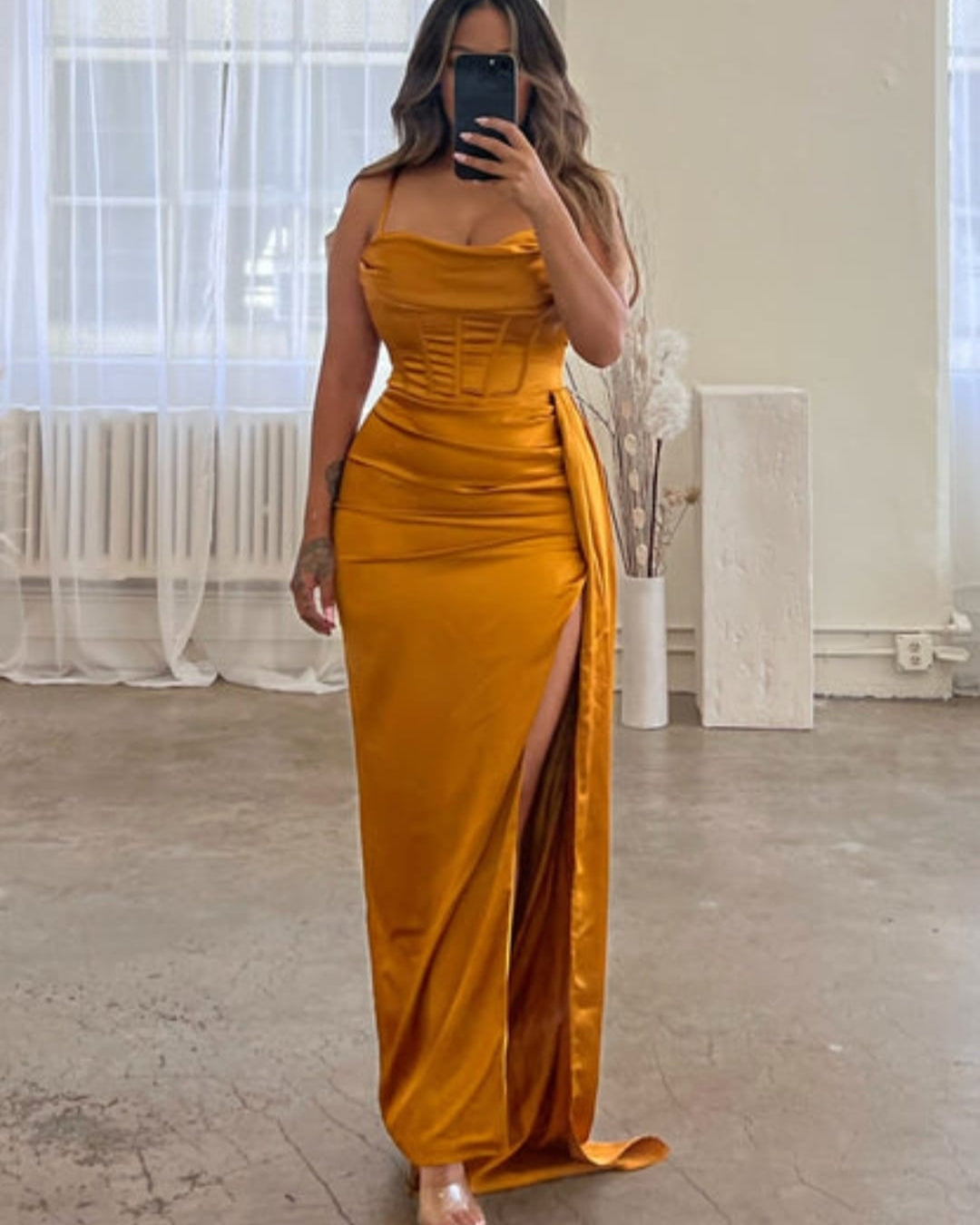 VM10500# Vestido longo cerimónia