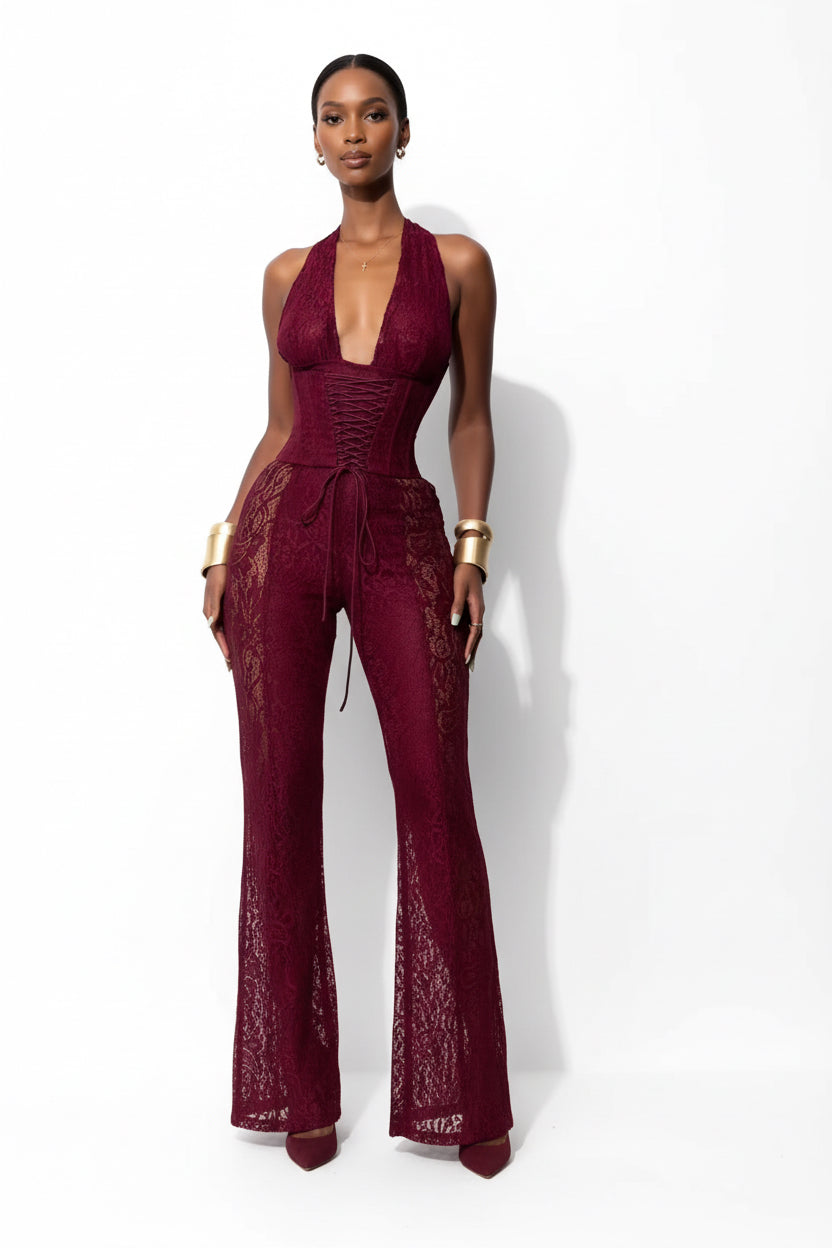 Macacão com corset sexy