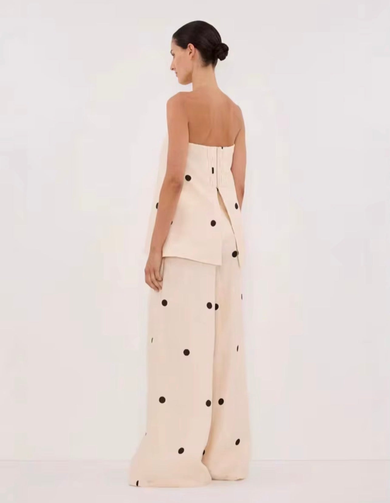 ITGIRLS BOO Conjunto de 2 peças com estampa de bolinhas simples , primavera/verão