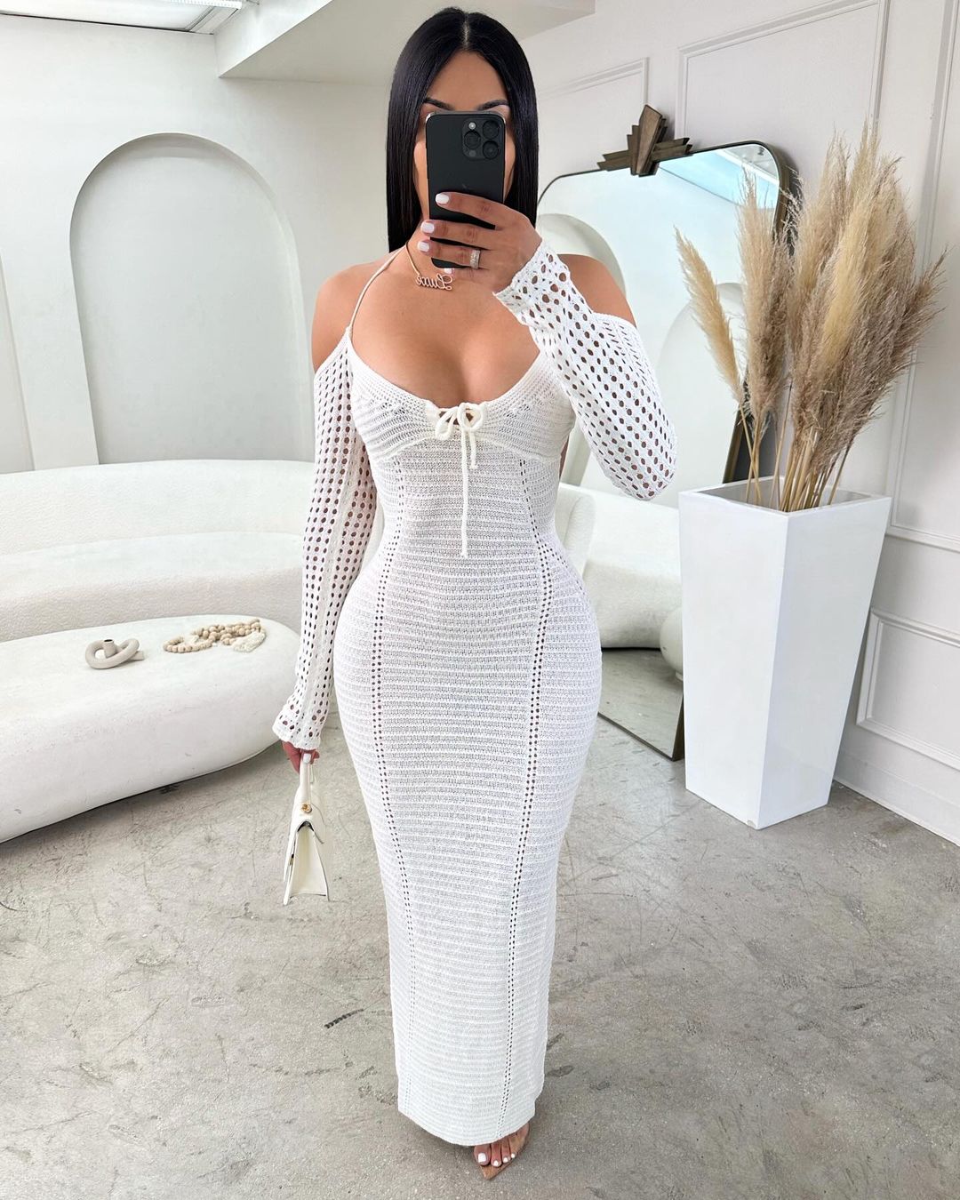 2006# long lace beach dress, summer