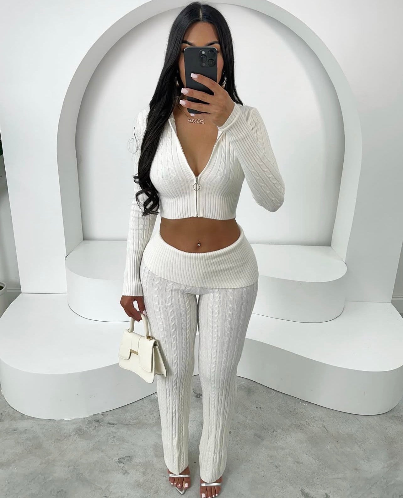 Conjunto de 2 peças de moletom casual para deslocamento diário calça de malha