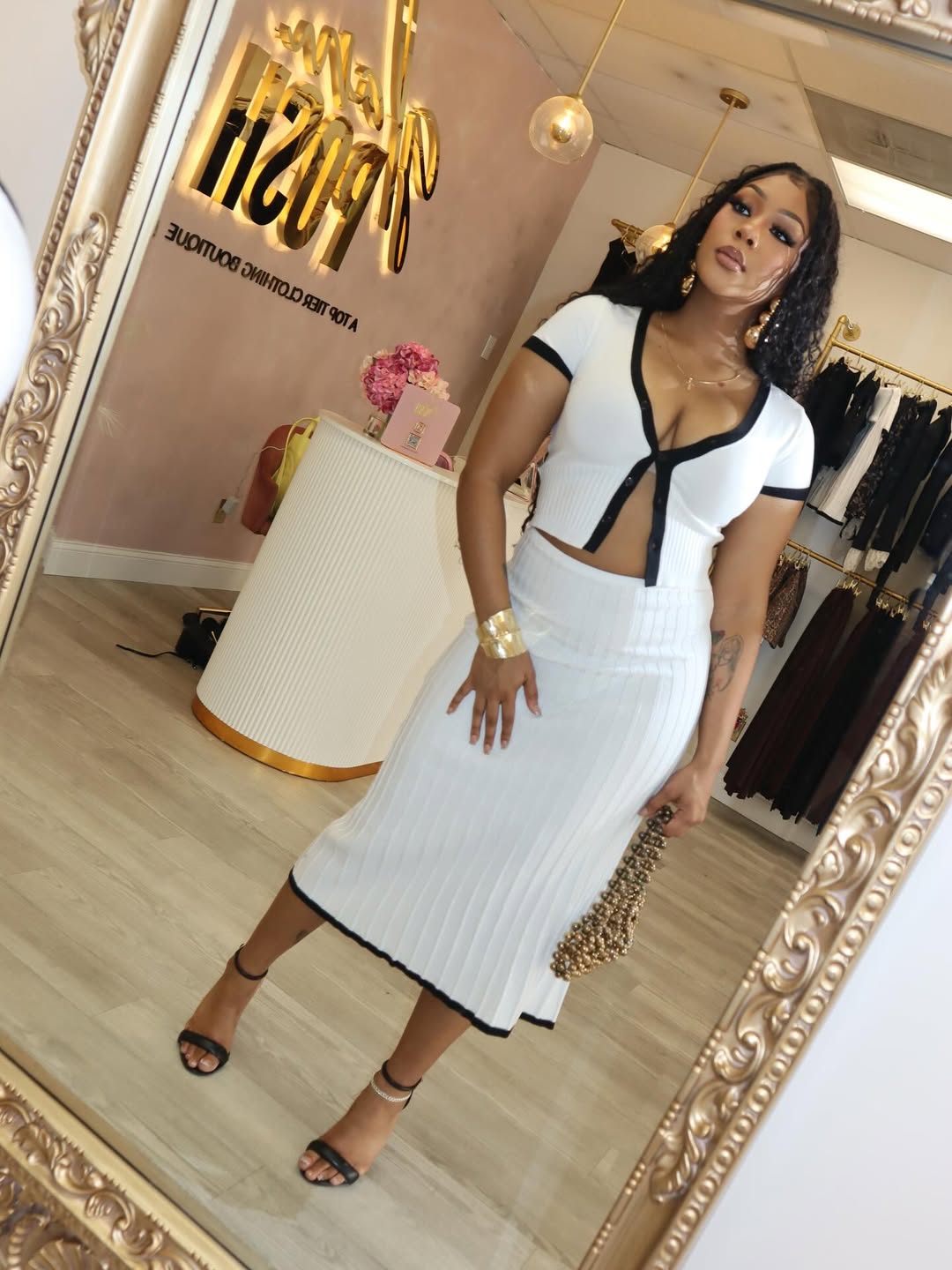 10508# Conjunto slim fit de manga curta casual sexy