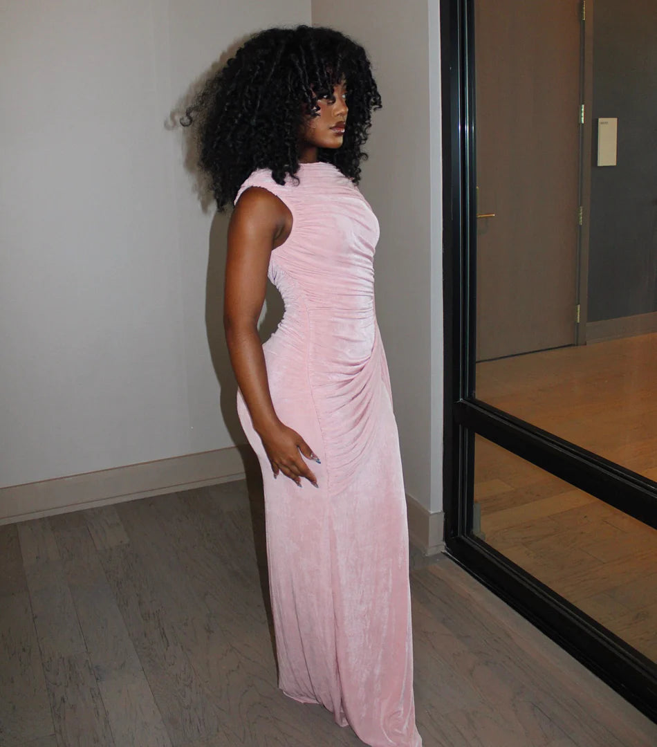 VM80012# Vestido sem mangas, justo,elegante