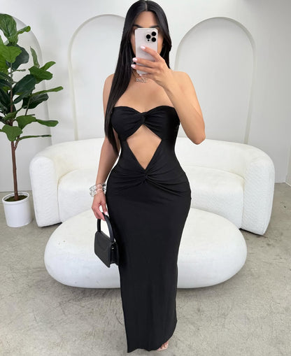 VL80030 Vestido sexy sem alças