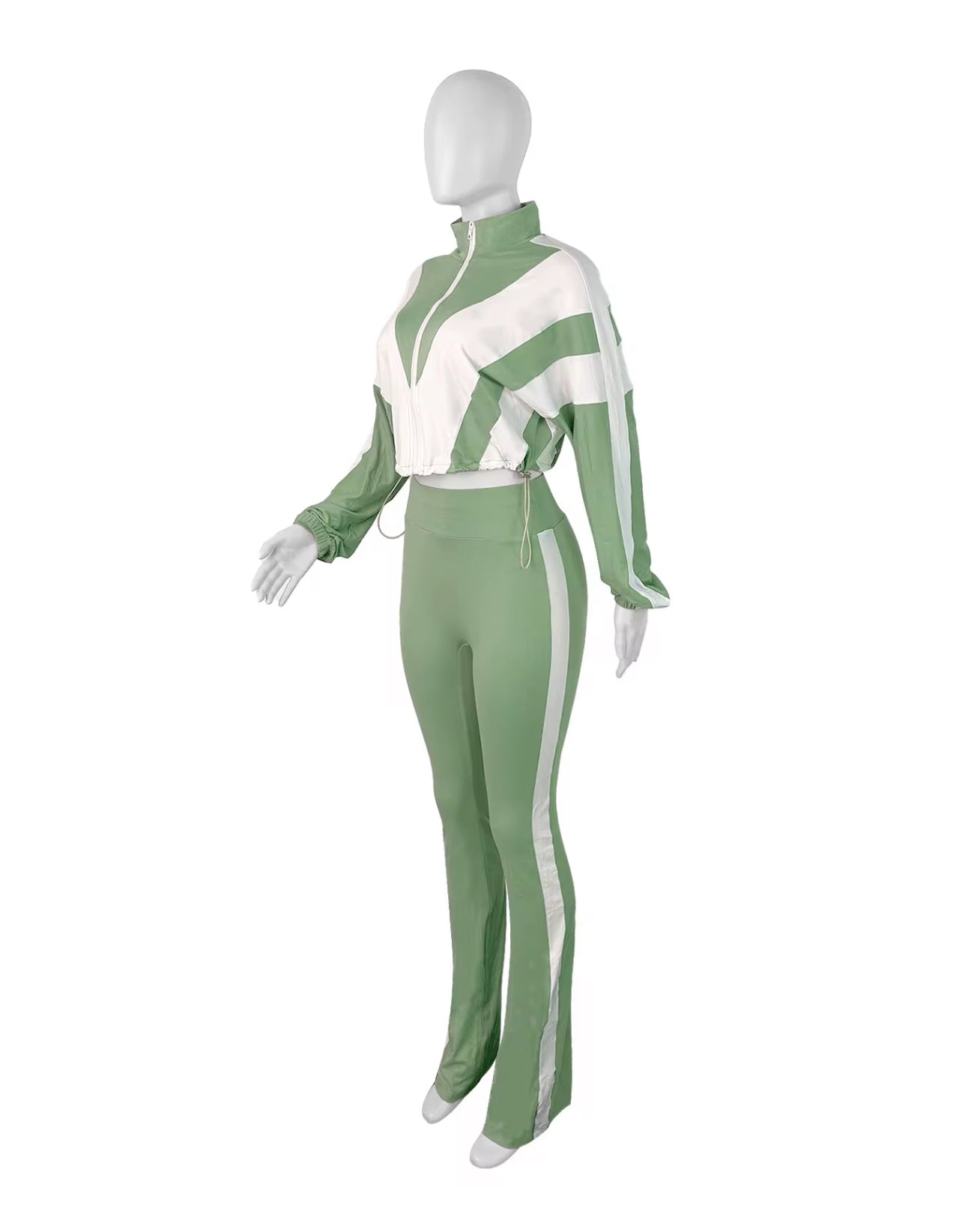 70074# conjunto fit com calça boca de sino