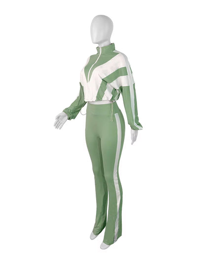 70074# conjunto fit com calça boca de sino