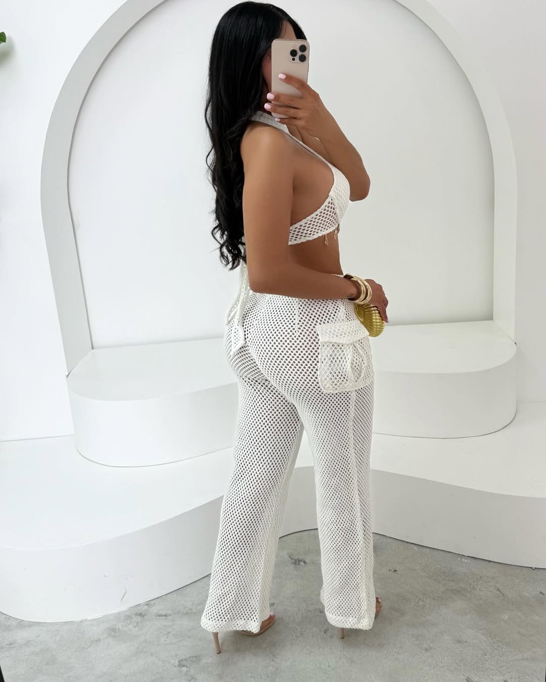 V1130# conjunto verão top e calça