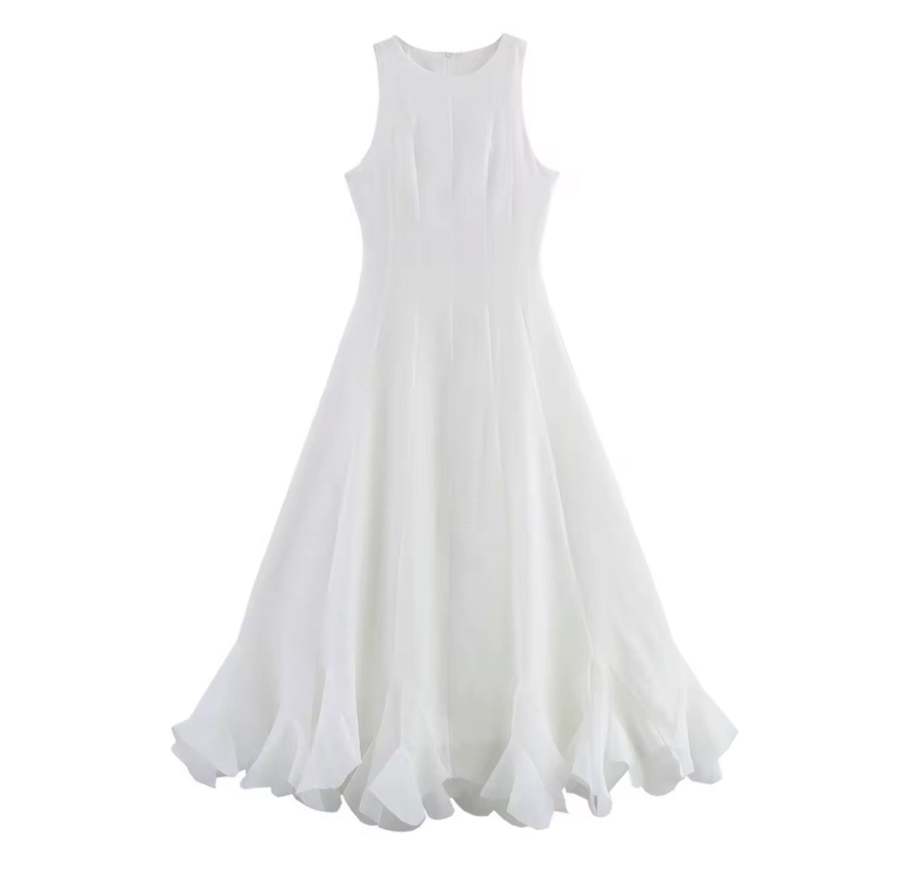 200011# Vestido longo bufante