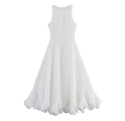 200011# Vestido longo bufante