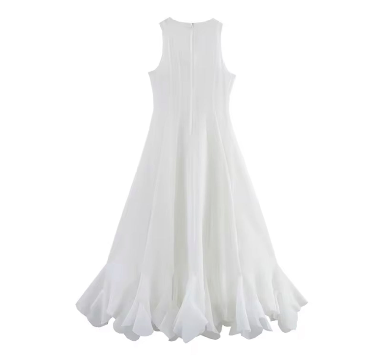 200011# Vestido longo bufante