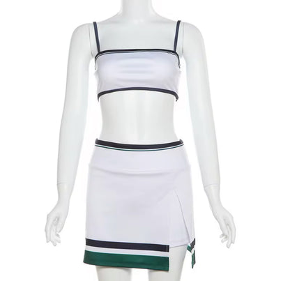 CJ1012# conjunto 2 peças short junto com saia