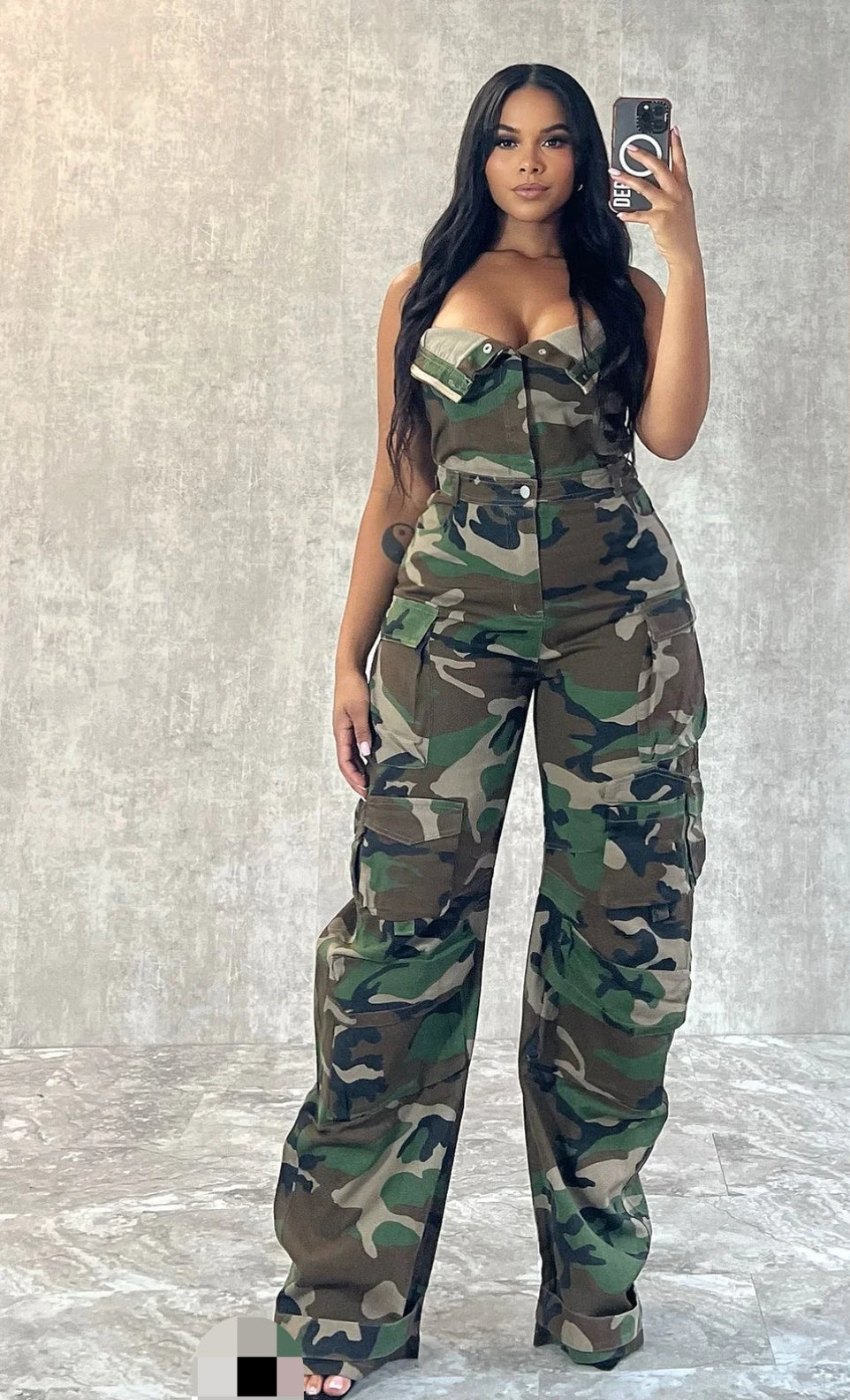 2015# camouflage jumpsuit