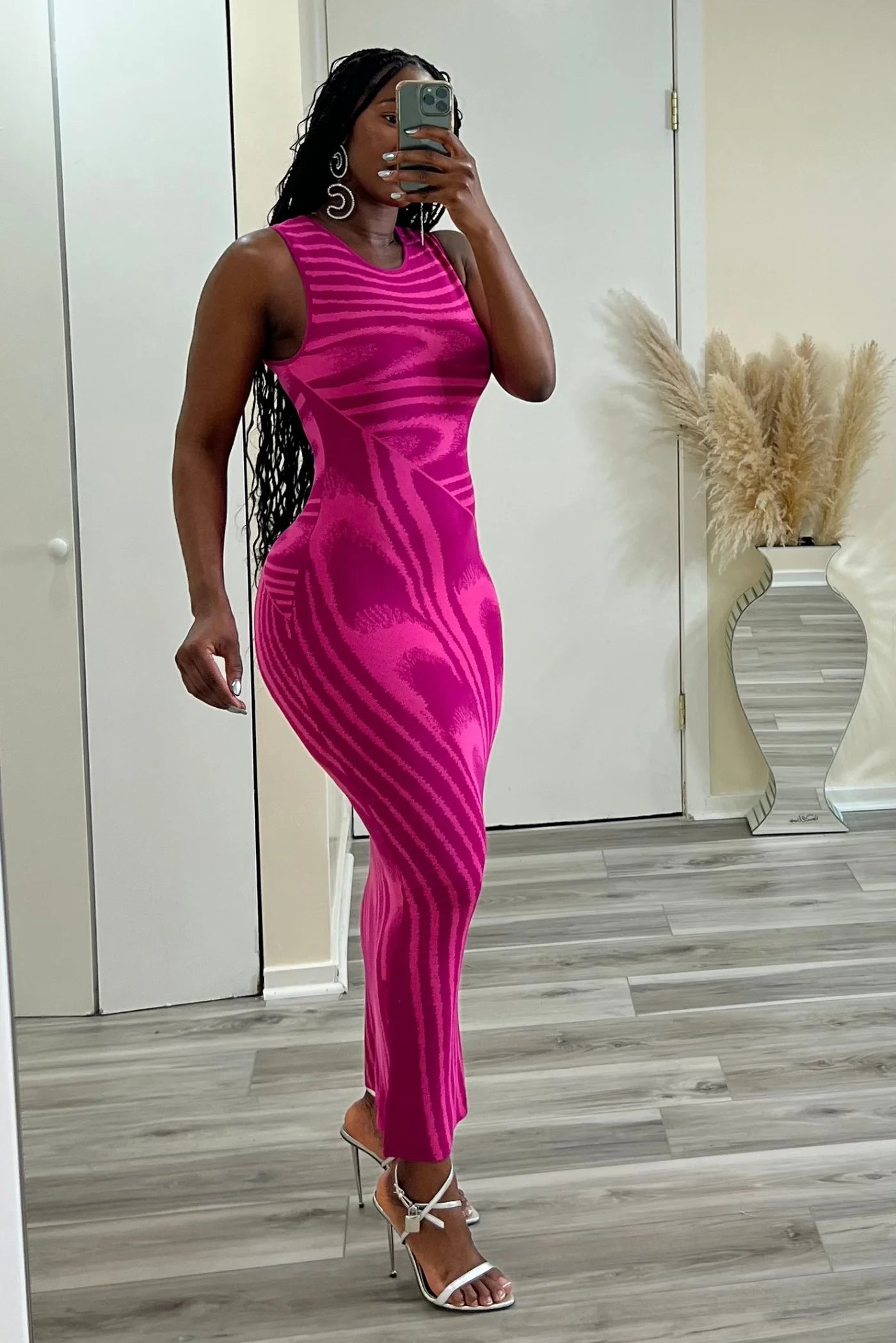 80070 Saia logo , cor sólida, casual, solta, de malha, sem costas, com fenda alta