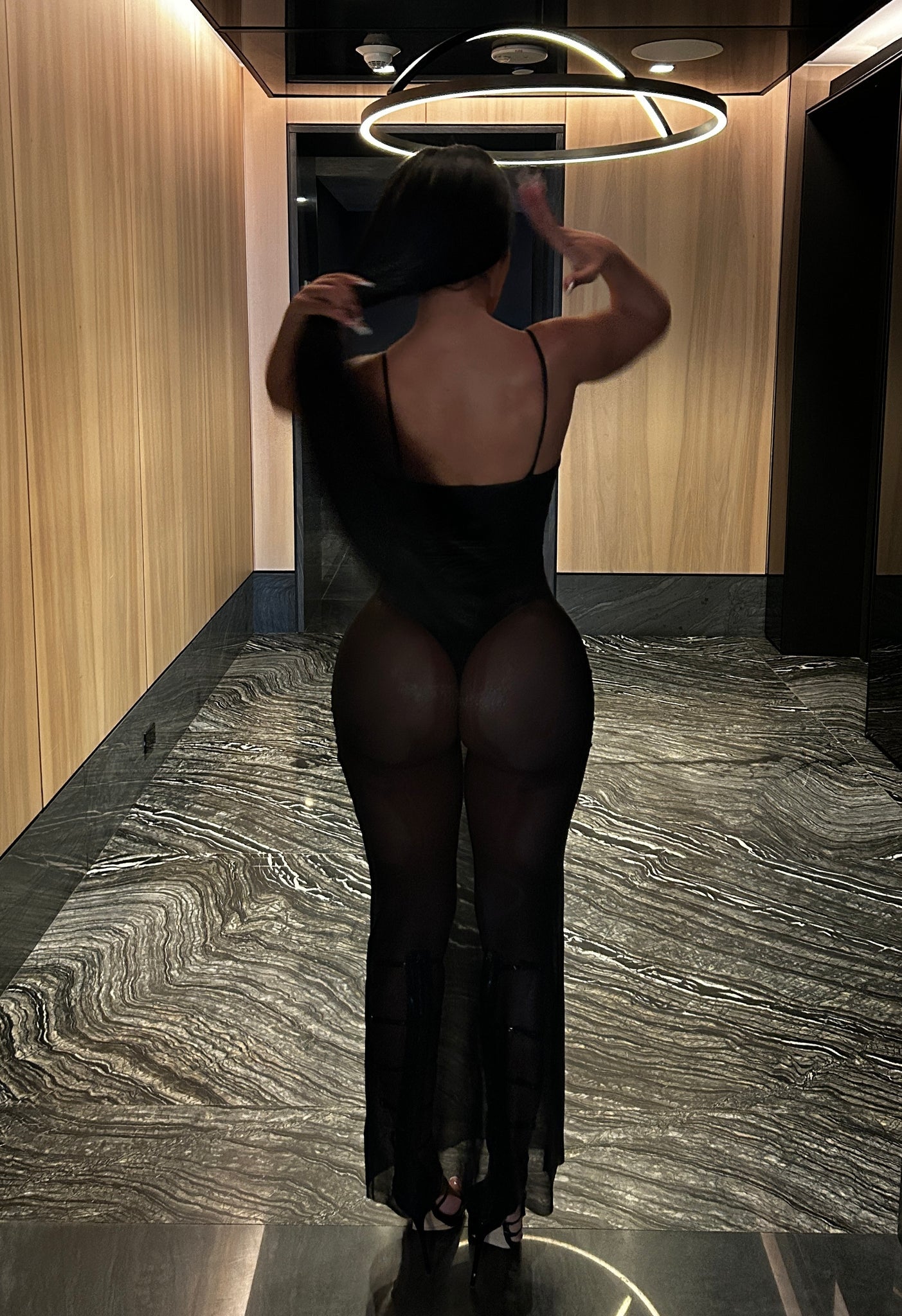 #7053 vestido sexy transparente