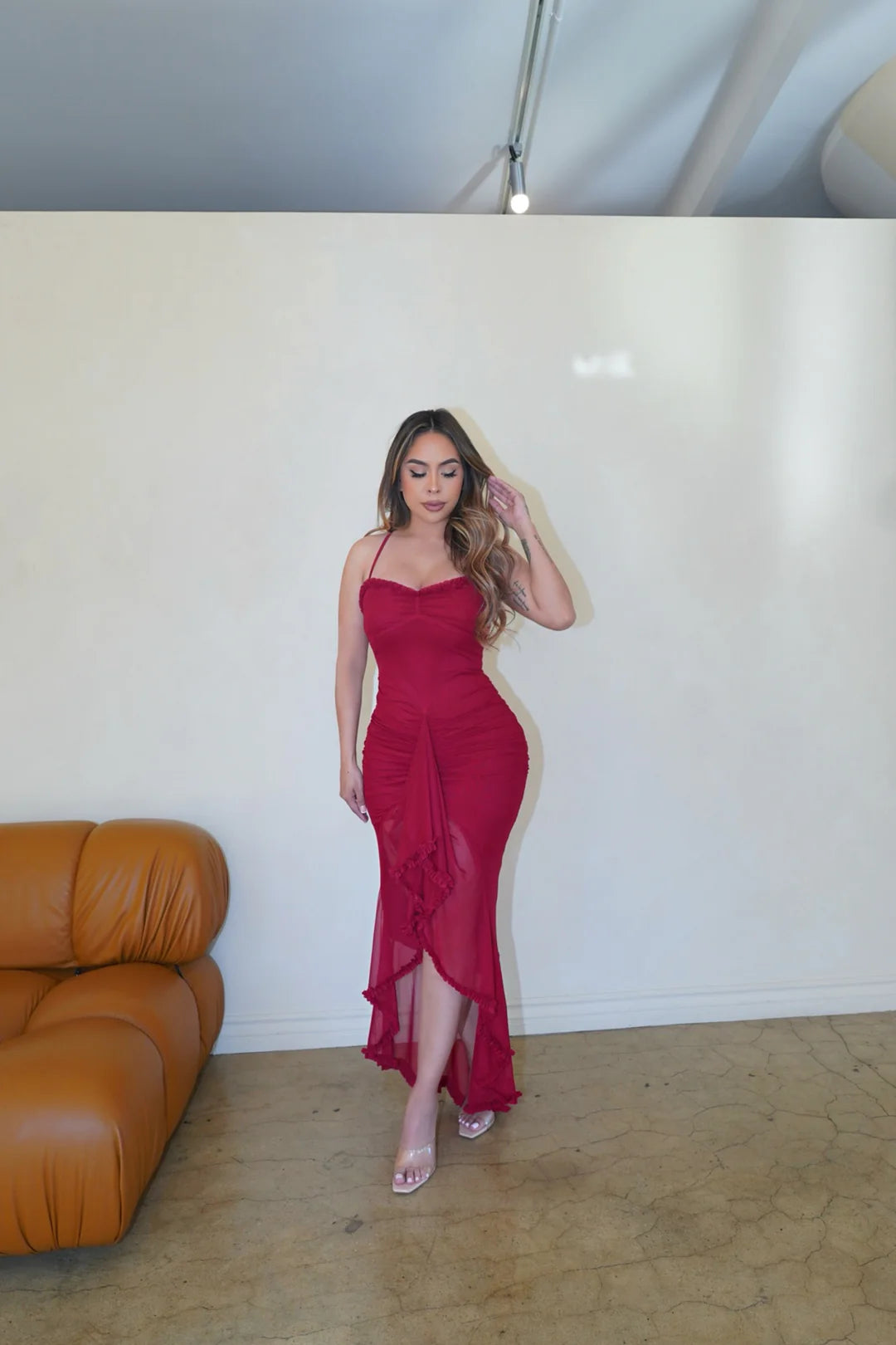 ITGIRLS BOO Vestido plissada ruffles