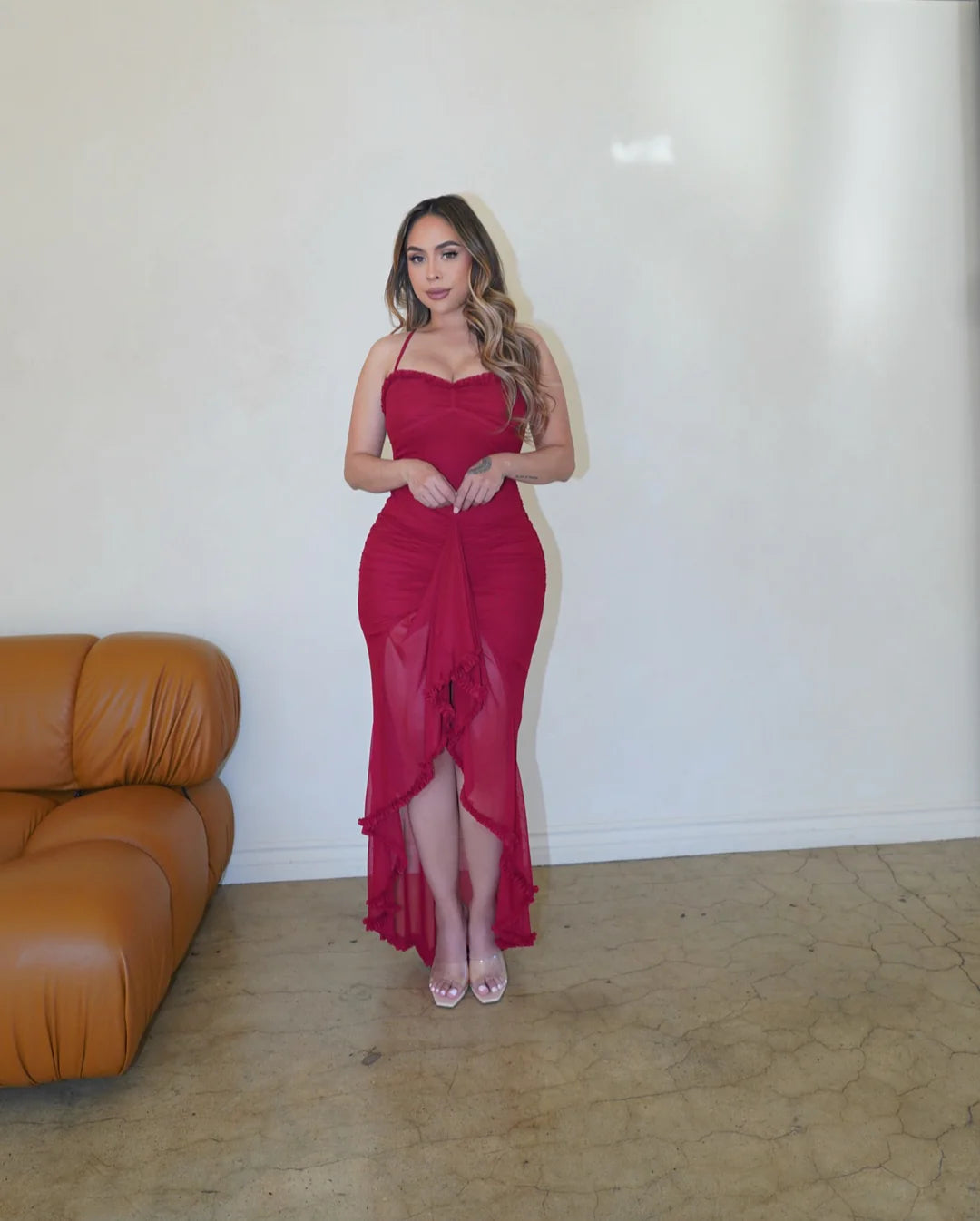 ITGIRLS BOO Vestido plissada ruffles