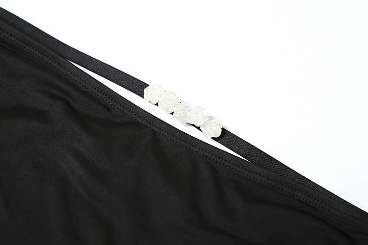 80080 Vestido sem alças para o verão 2025, nova tendência, sem costas, sexy, clube, festa