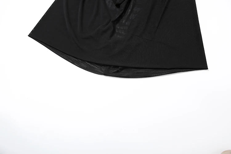 Conjunto de 2 peças feminino de malha plissada e balanço simples, frente única, top chique + mini saia franzida