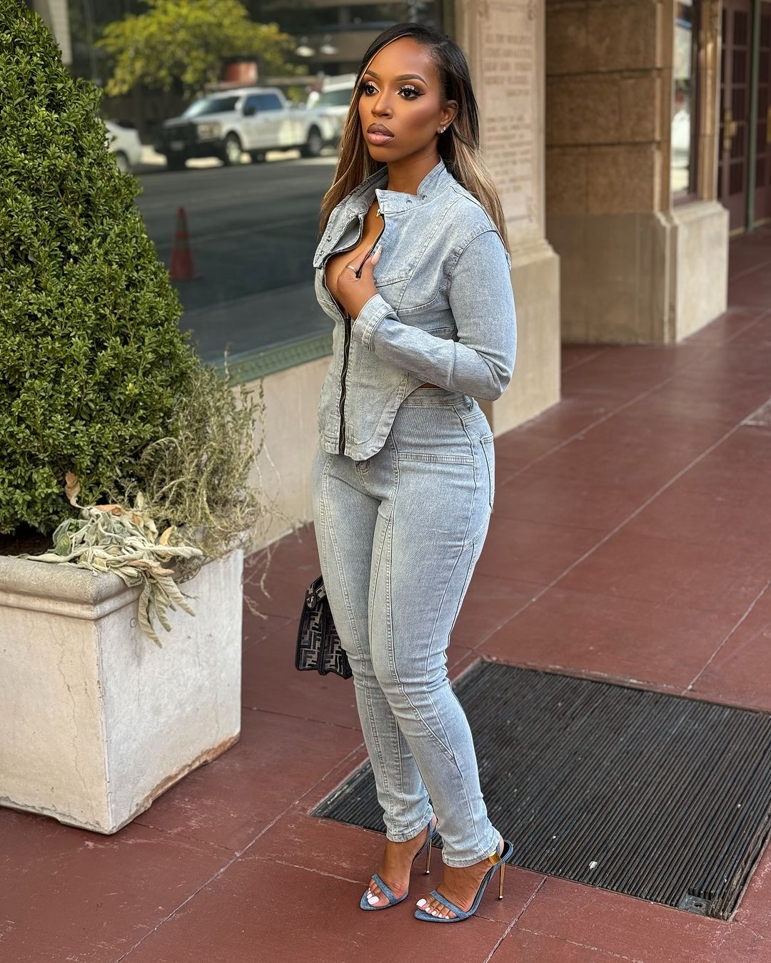 Conjunto de jeans 4062#